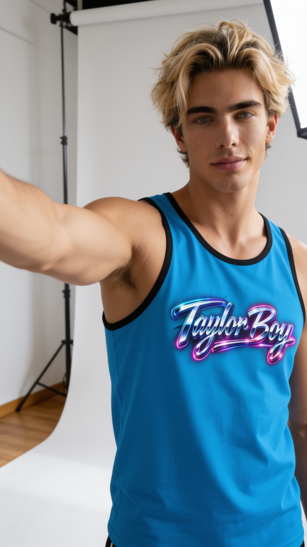 Taylor Boy™ Graphic Tank — Soft, Strong, Summer‑Ready - Men’s Print Tank Top — Premium Fit, Taylor Boy Energy