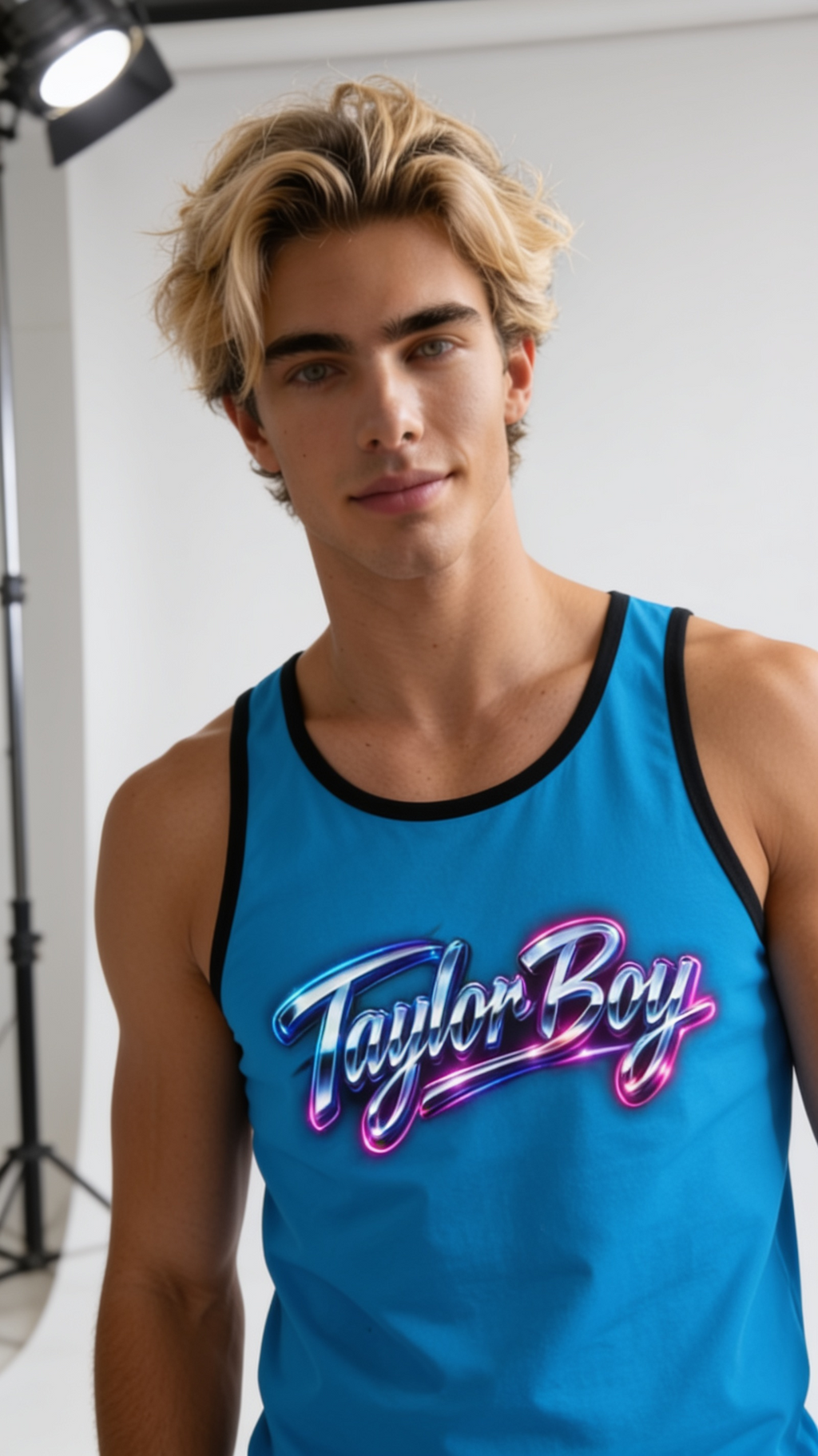 Taylor Boy™ Graphic Tank — Soft, Strong, Summer‑Ready - Men’s Print Tank Top — Premium Fit, Taylor Boy Energy