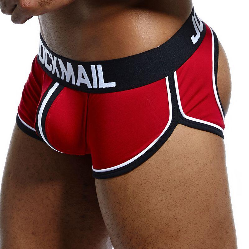 HOT NEW DRIP!  JockMail Mens Underwear Cotton Low Waist Thongs