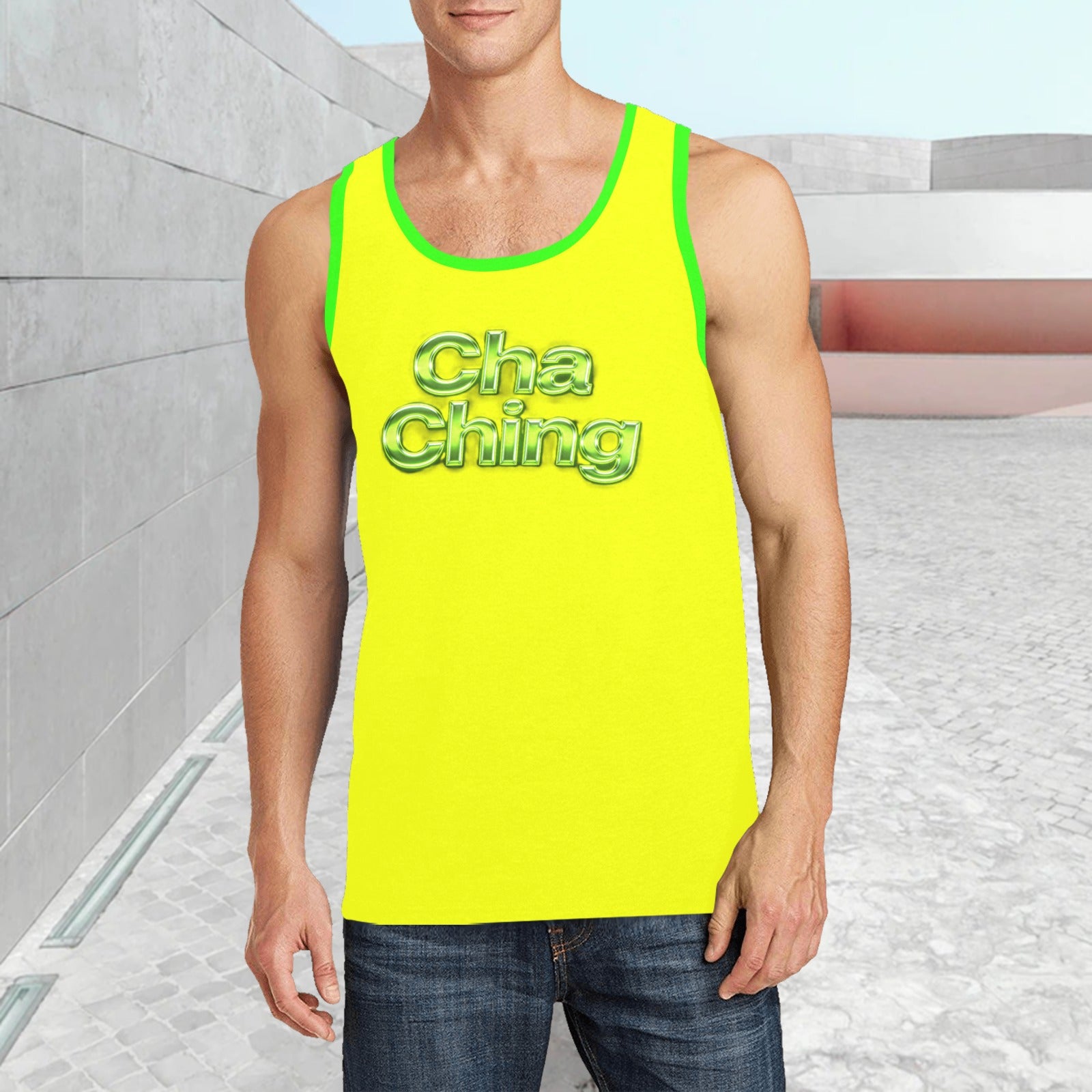 Men’s Print Tank Top — Premium Fit, Taylor Boy Energy