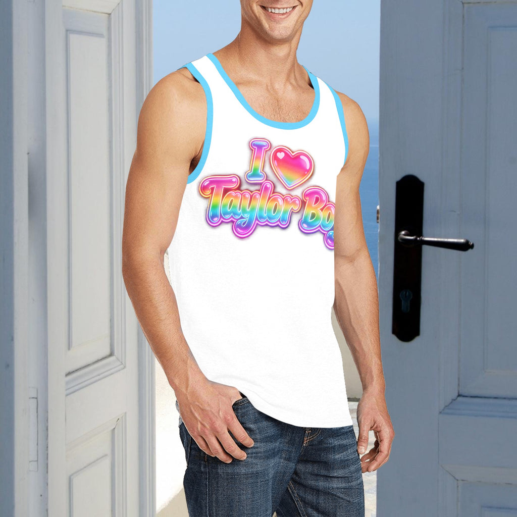Taylor Boy™ Graphic Tank — Soft, Strong, Summer‑Ready - Men’s Print Tank Top — Premium Fit, Taylor Boy Energy