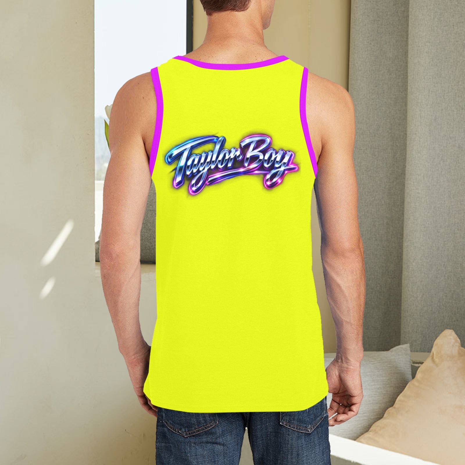 Taylor Boy™ Graphic Tank — Soft, Strong, Summer‑Ready - Men’s Print Tank Top — Premium Fit, Taylor Boy Energy