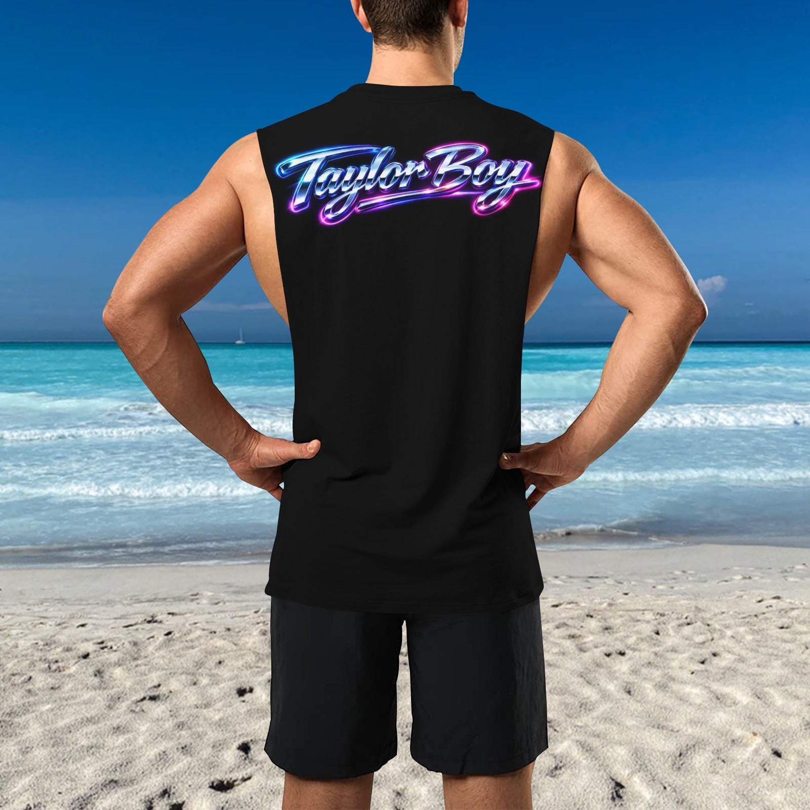 Taylor Boy™ Men’s Open‑Sides Workout Tank
