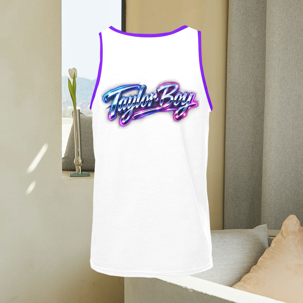 Taylor Boy™ Graphic Tank — Soft, Strong, Summer‑Ready - Men’s Print Tank Top — Premium Fit, Taylor Boy Energy