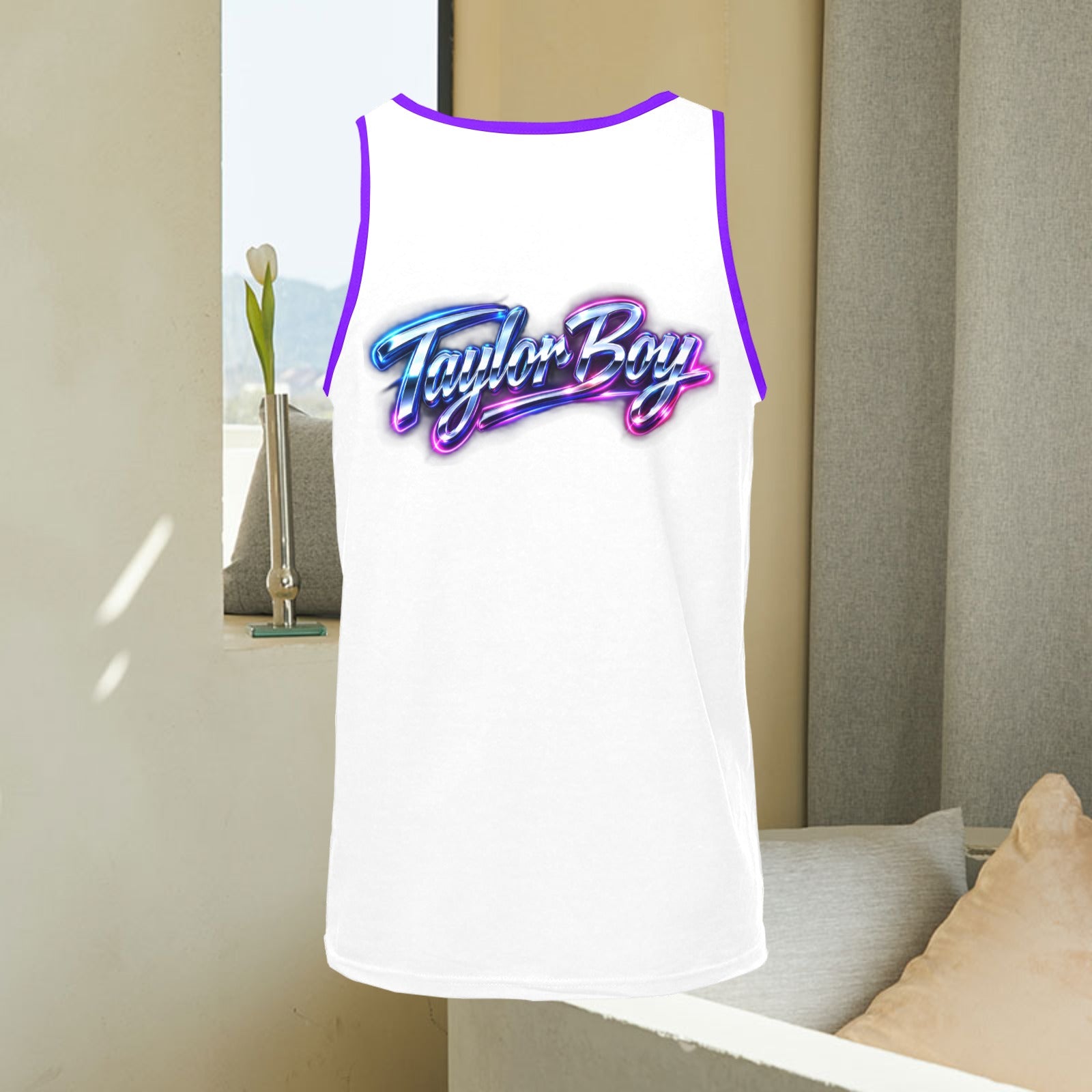 Taylor Boy™ Graphic Tank — Soft, Strong, Summer‑Ready - Men’s Print Tank Top — Premium Fit, Taylor Boy Energy