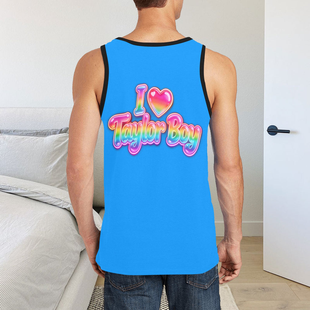 Taylor Boy™ Graphic Tank — Soft, Strong, Summer‑Ready - Men’s Print Tank Top — Premium Fit, Taylor Boy Energy