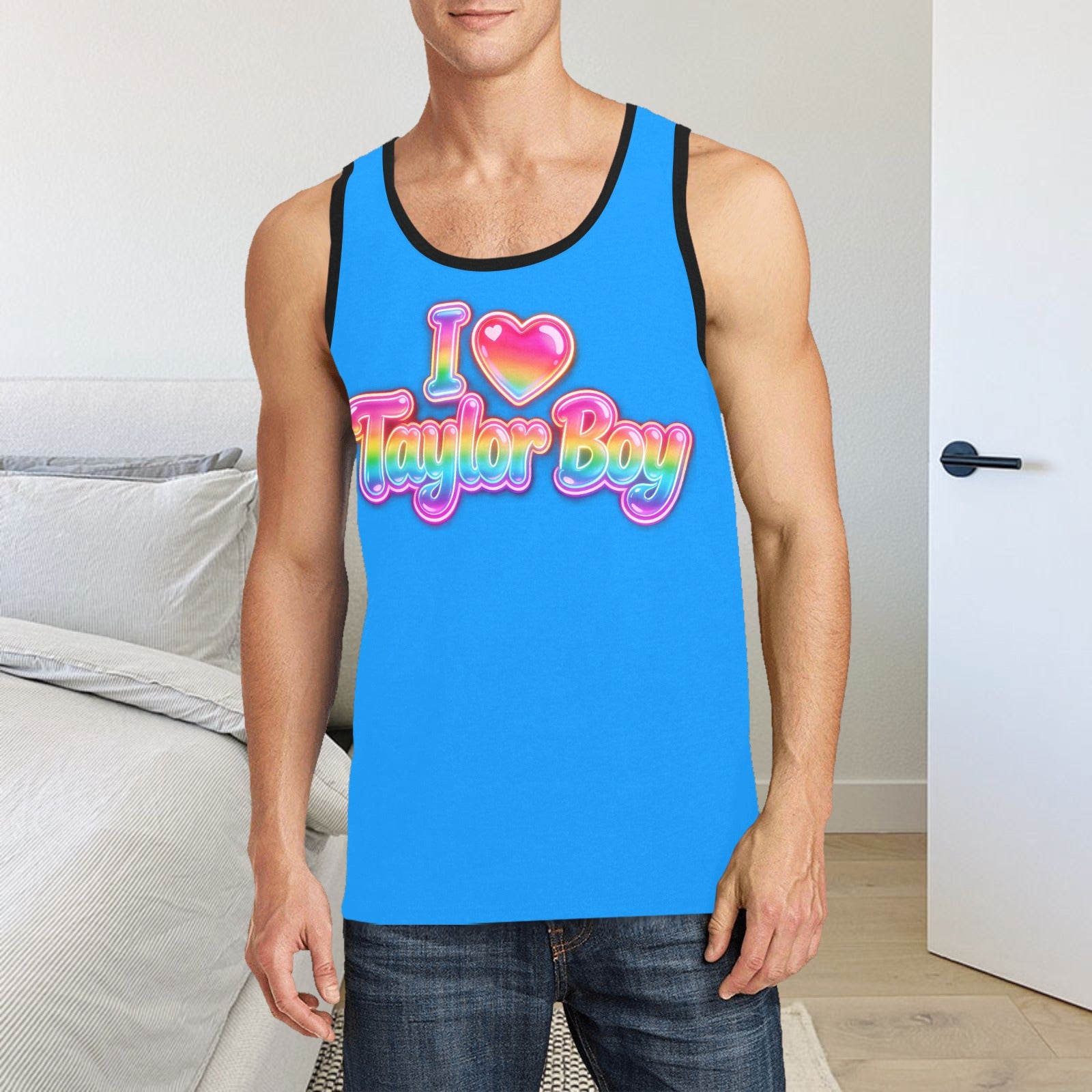 Taylor Boy™ Graphic Tank — Soft, Strong, Summer‑Ready - Men’s Print Tank Top — Premium Fit, Taylor Boy Energy
