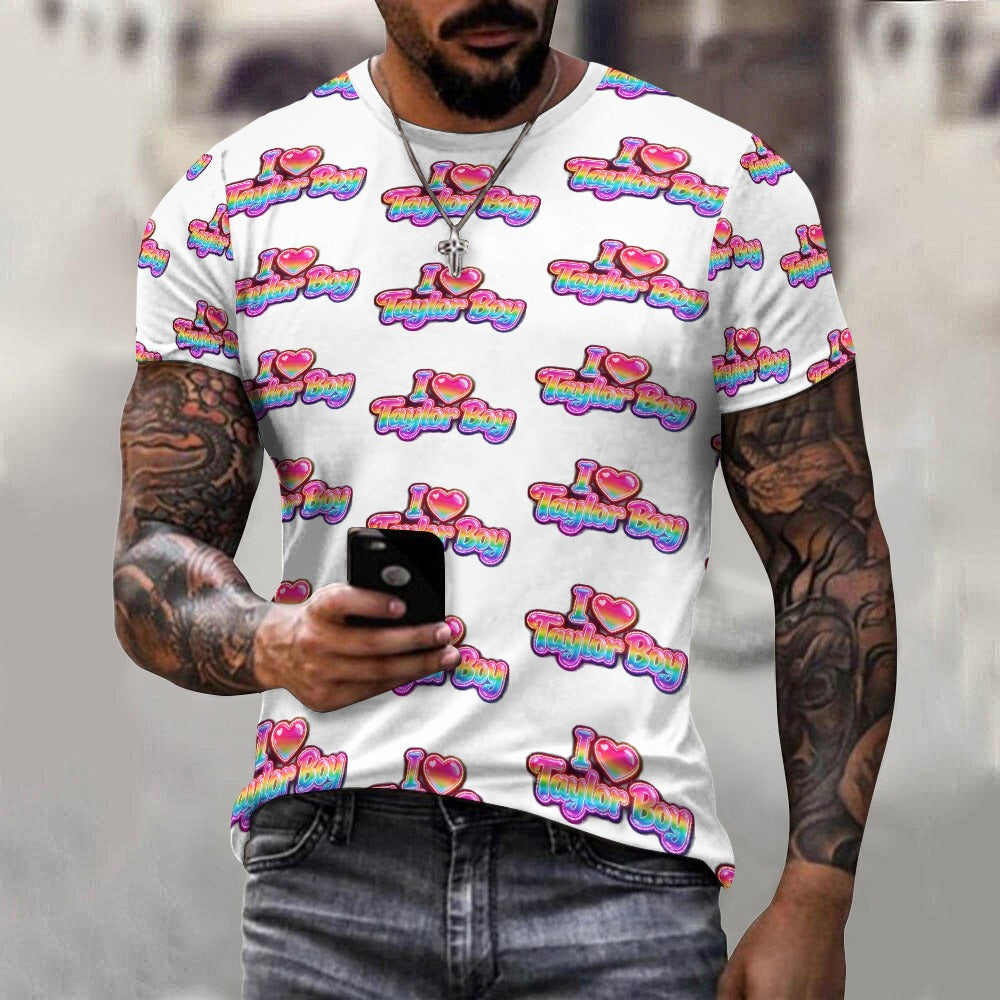 I ❤️ Taylor Boy™ Shirt — Fan Favorite Fit Men's Cotton T-shirt