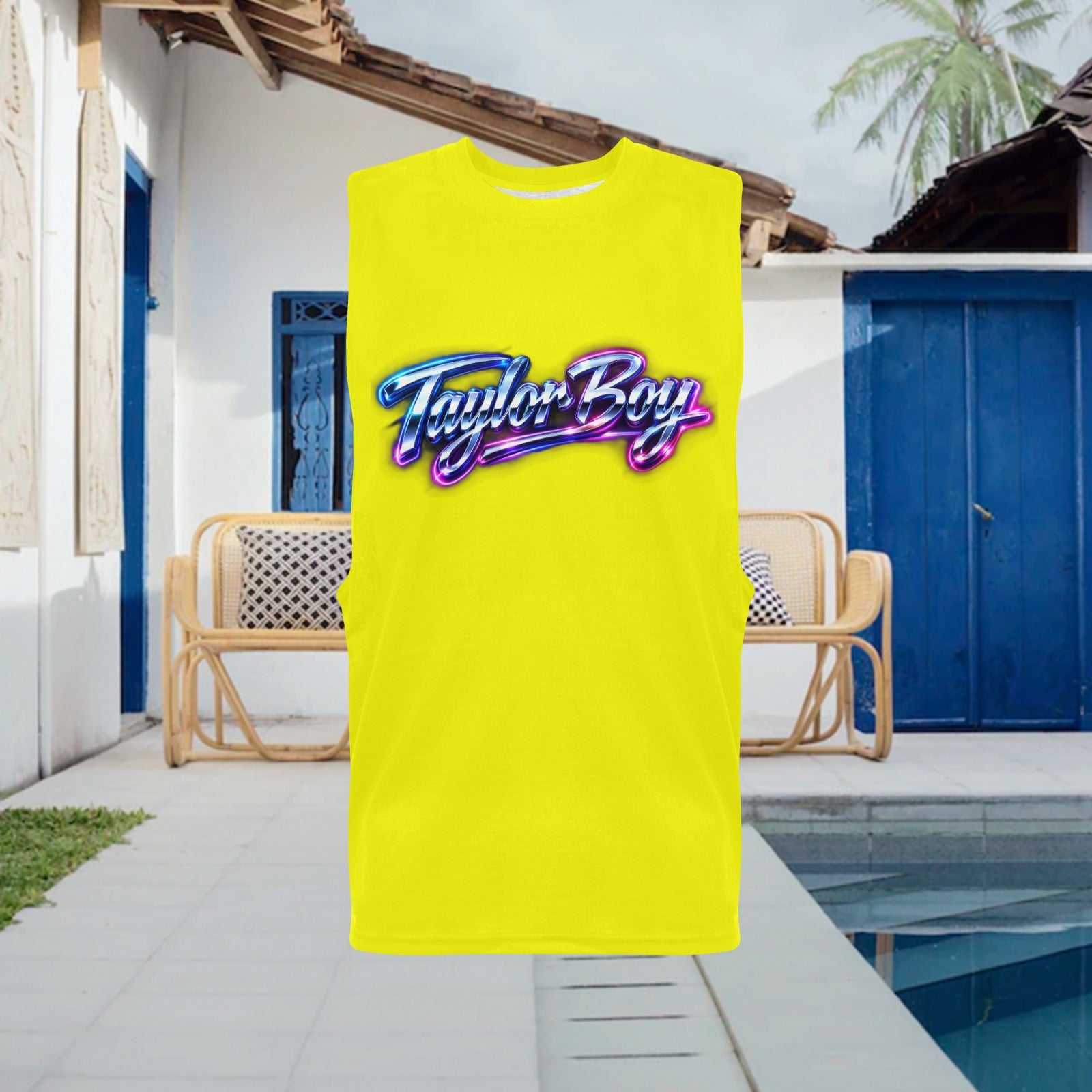 Taylor Boy™ Men’s Open‑Sides Workout Tank