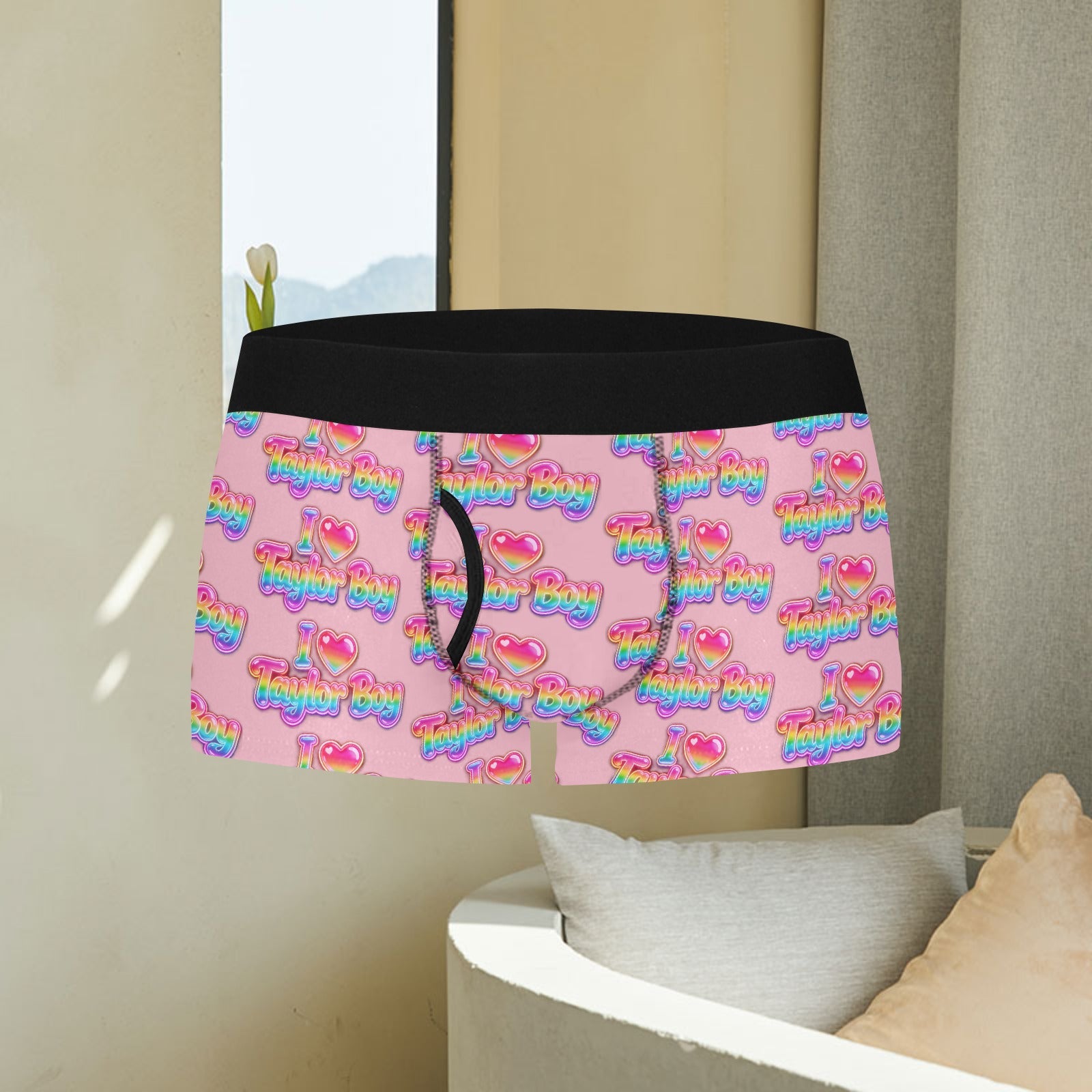 I ❤️ Taylor Boy™ Men’s Boxer Briefs — Premium Fit + Fly