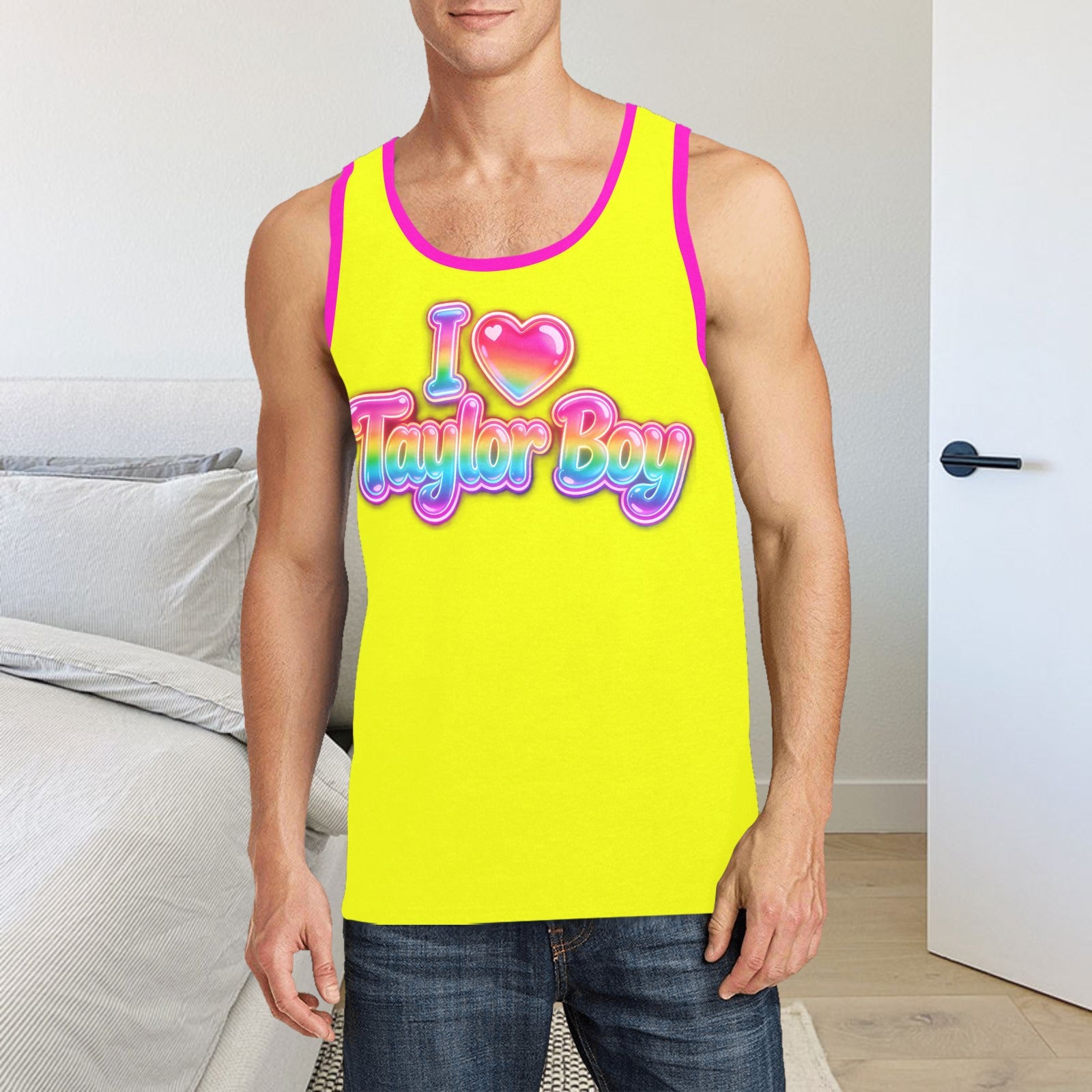 Taylor Boy™ Graphic Tank — Soft, Strong, Summer‑Ready - Men’s Print Tank Top — Premium Fit, Taylor Boy Energy