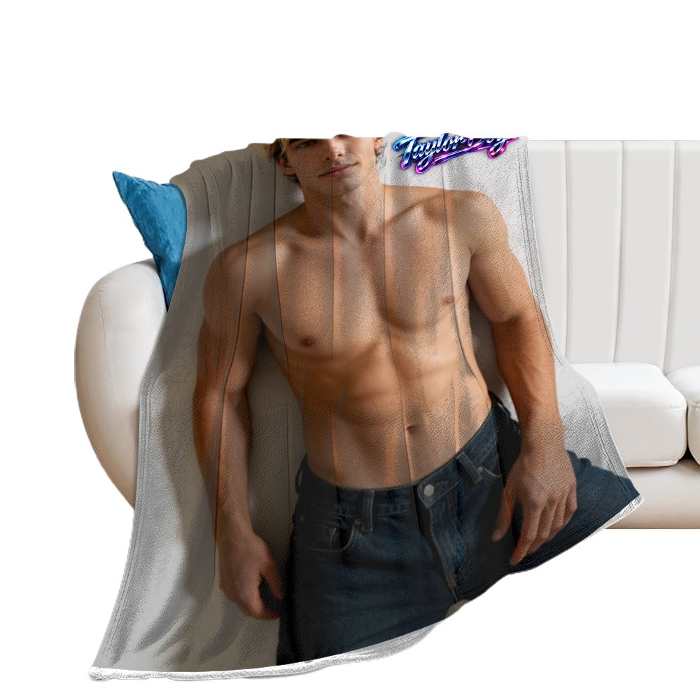 Taylor Boy™ Signature Flannel Blanket — Soft Touch, Multiple Sizes