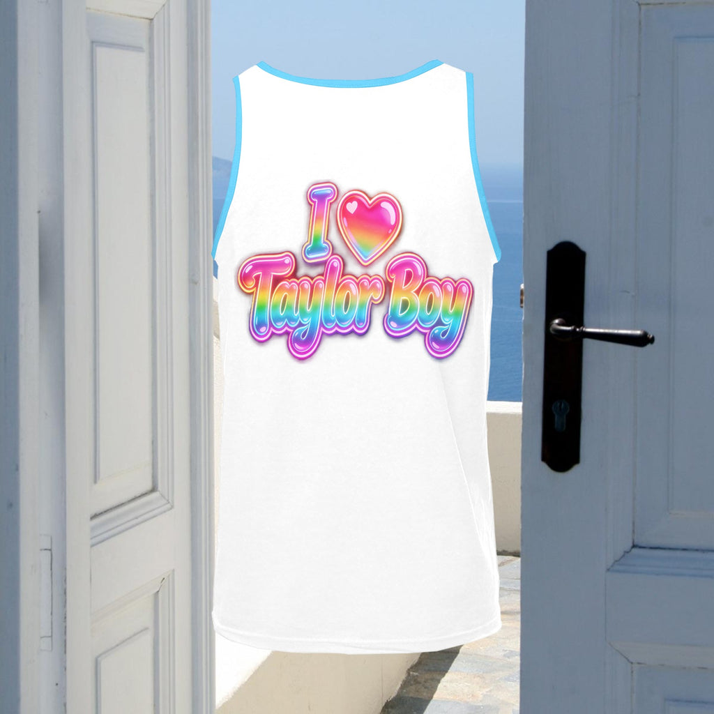 Taylor Boy™ Graphic Tank — Soft, Strong, Summer‑Ready - Men’s Print Tank Top — Premium Fit, Taylor Boy Energy