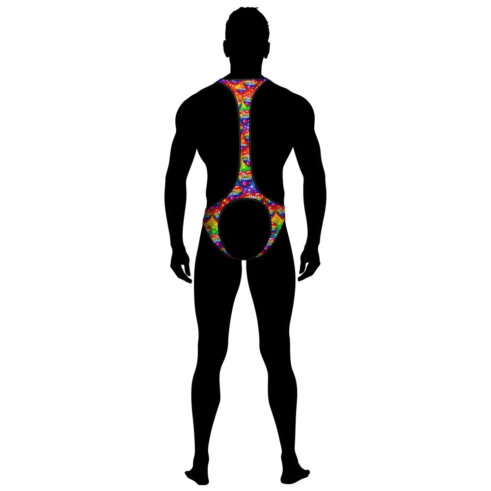 Multiple Designs- Men's Bodysuit Emotional Underwear