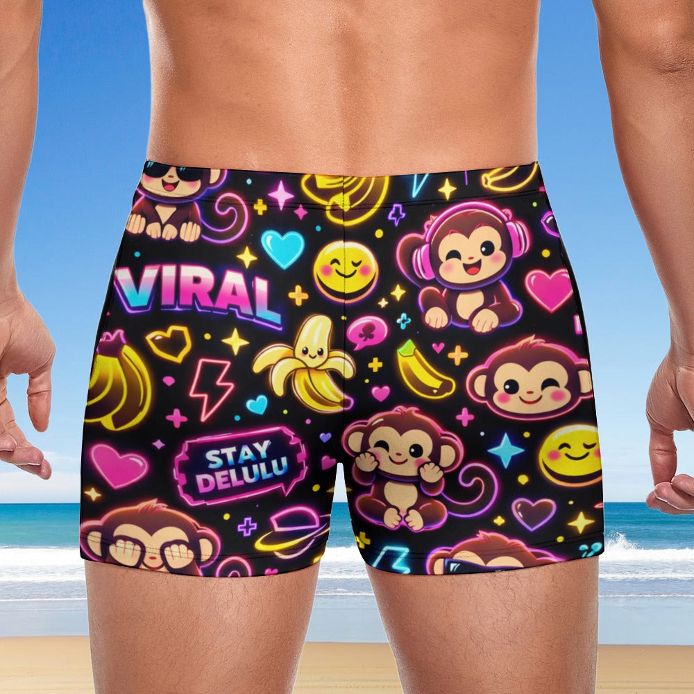Multiple Designs of Bussy Brand Men's swimming trunks