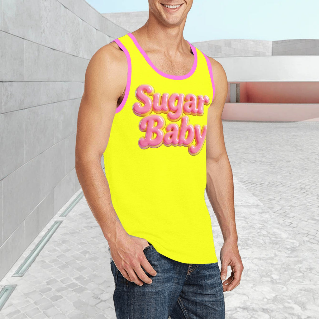 Men’s Print Tank Top — Premium Fit, Taylor Boy Energy