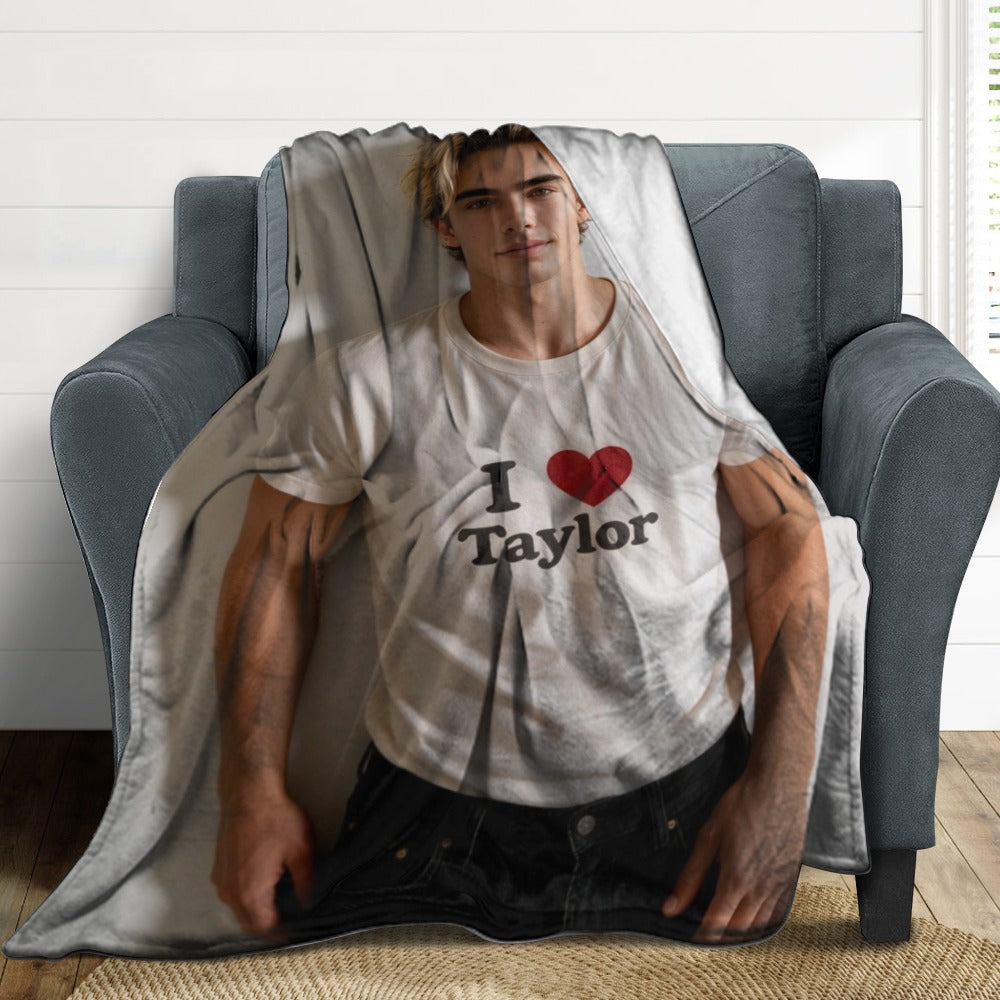 Taylor Boy™ Signature Flannel Blanket — Soft Touch, Multiple Sizes