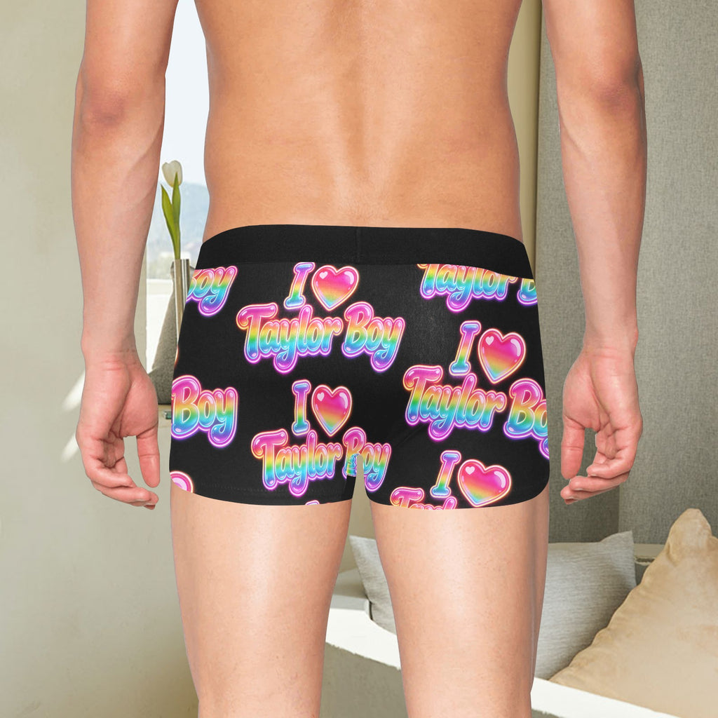I ❤️ Taylor Boy™ Men’s Boxer Briefs — Premium Fit + Fly