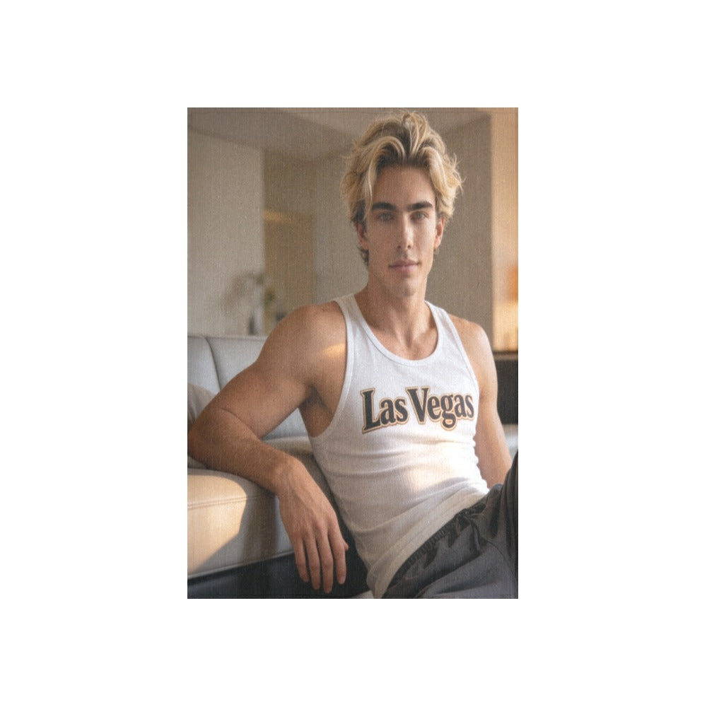 Taylor Boy™ Vertical Cotton Linen Tapestry — 40"x60" Fan‑Ready