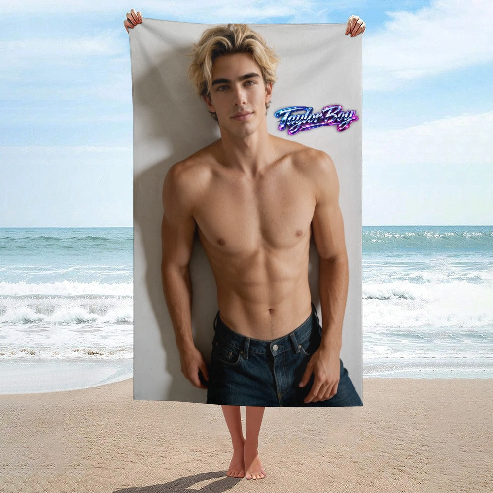 Taylor Boy™ Plush Comfort Beach Towel — New Ultra‑Soft Edition