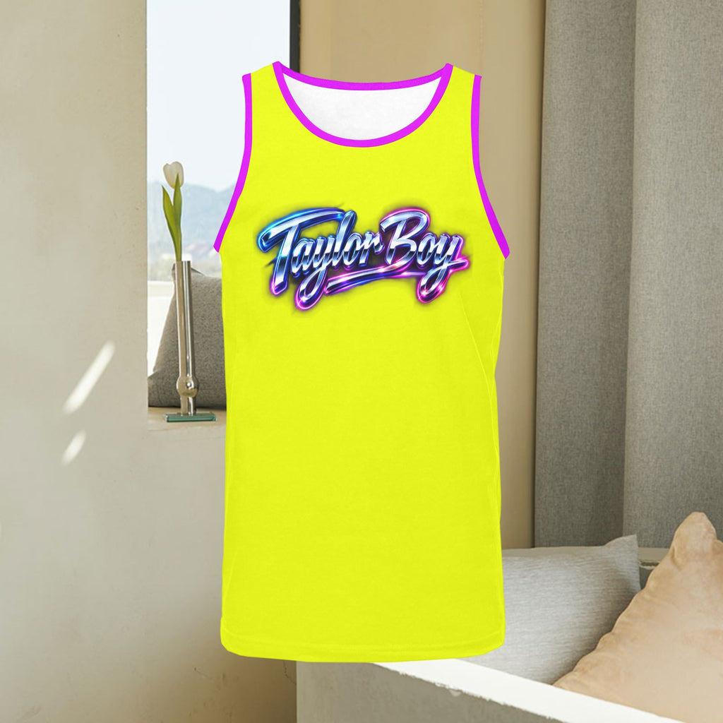 Taylor Boy™ Graphic Tank — Soft, Strong, Summer‑Ready - Men’s Print Tank Top — Premium Fit, Taylor Boy Energy