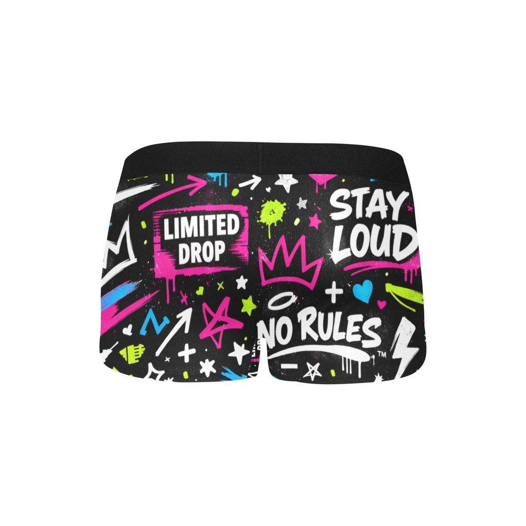Multiple Designs -Men's Boxer Briefs with Fly