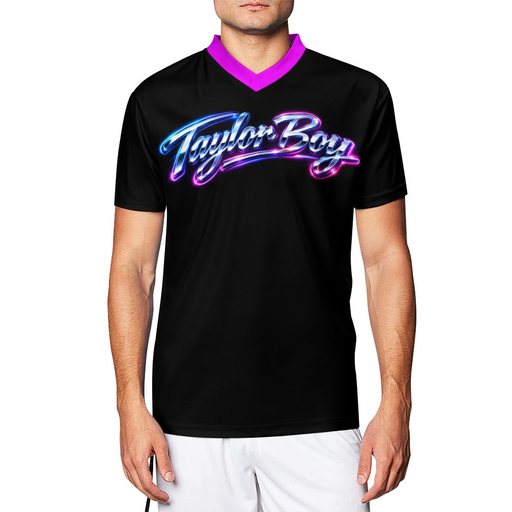 Your Taylor Boy™ V‑Neck Football Tee — Play Hard, Look Sharp