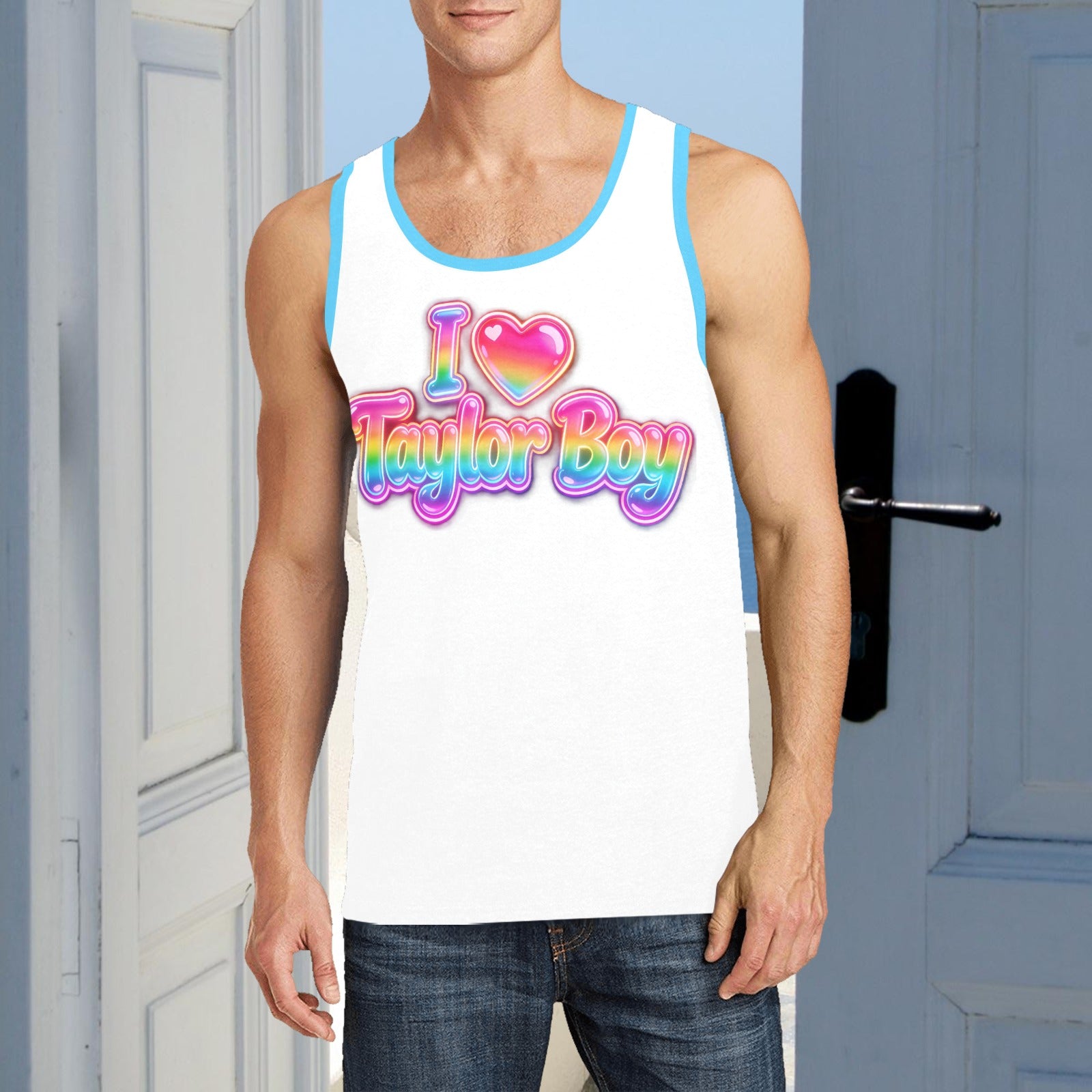 Taylor Boy™ Graphic Tank — Soft, Strong, Summer‑Ready - Men’s Print Tank Top — Premium Fit, Taylor Boy Energy