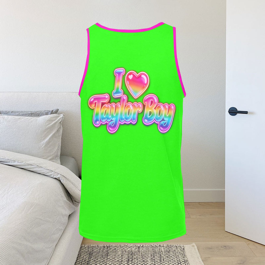Taylor Boy™ Graphic Tank — Soft, Strong, Summer‑Ready - Men’s Print Tank Top — Premium Fit, Taylor Boy Energy