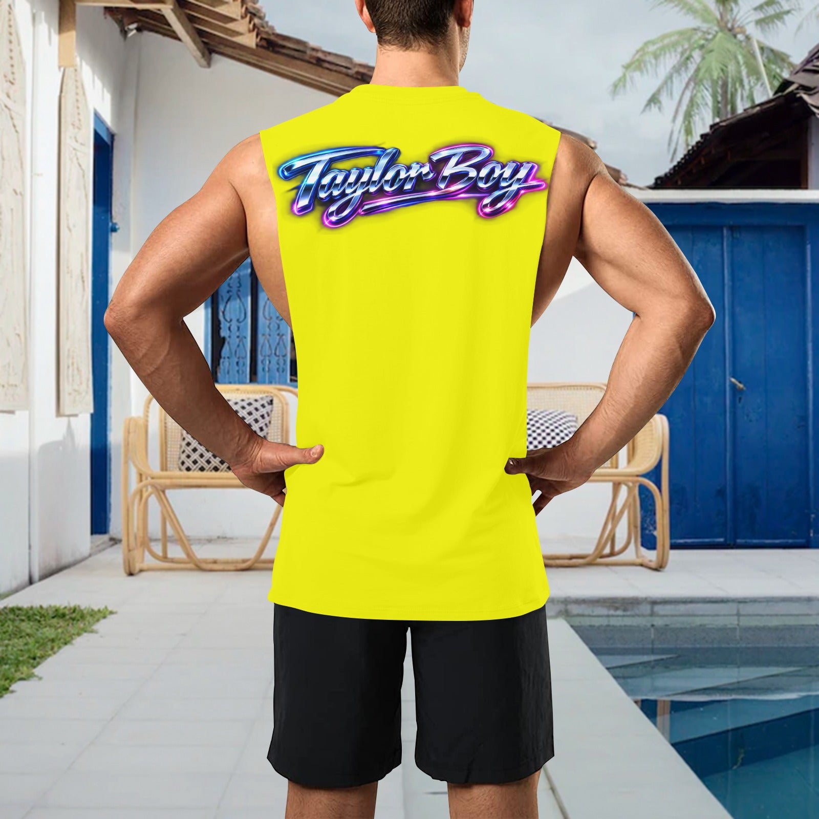 Taylor Boy™ Men’s Open‑Sides Workout Tank