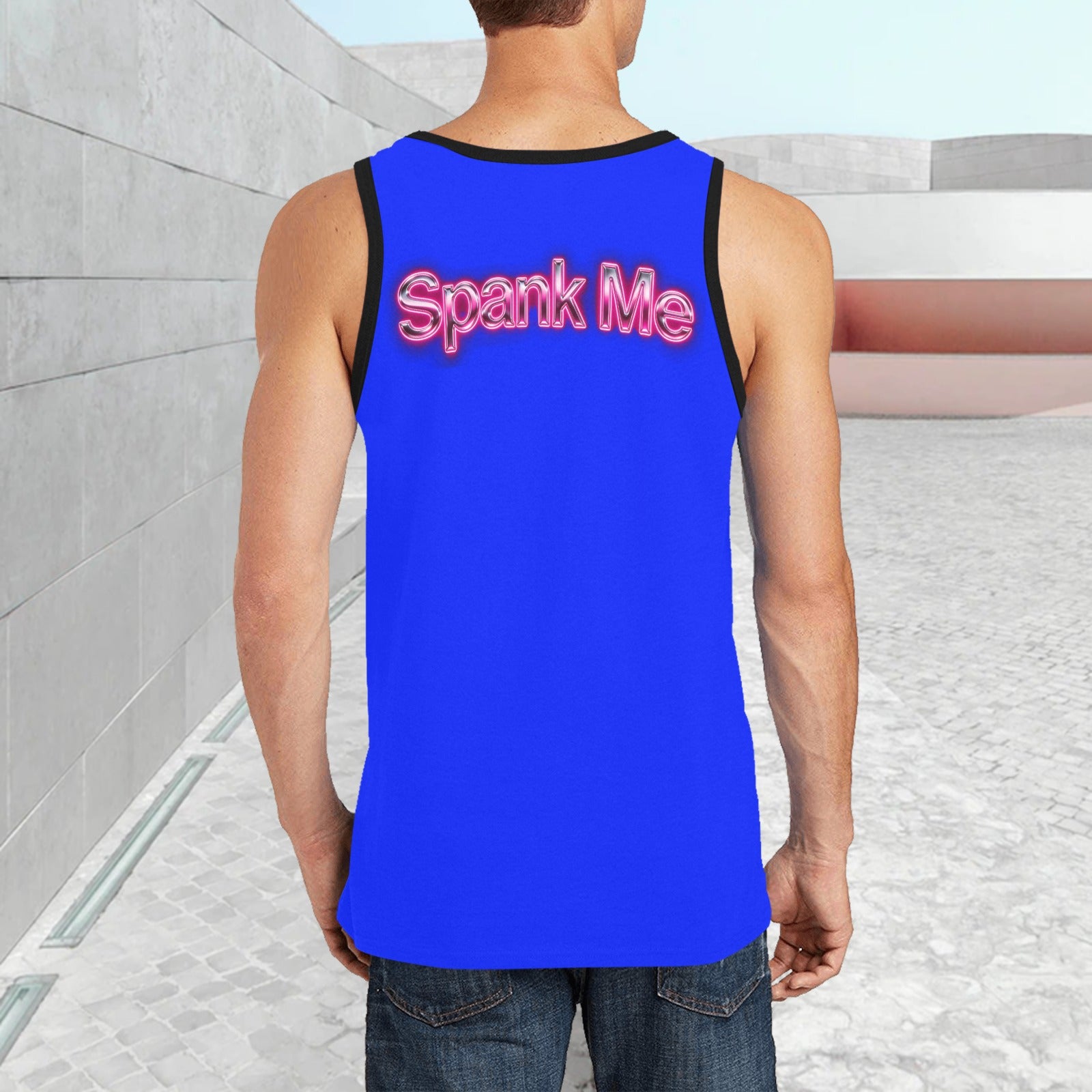 Men’s Print Tank Top — Premium Fit, Taylor Boy Energy