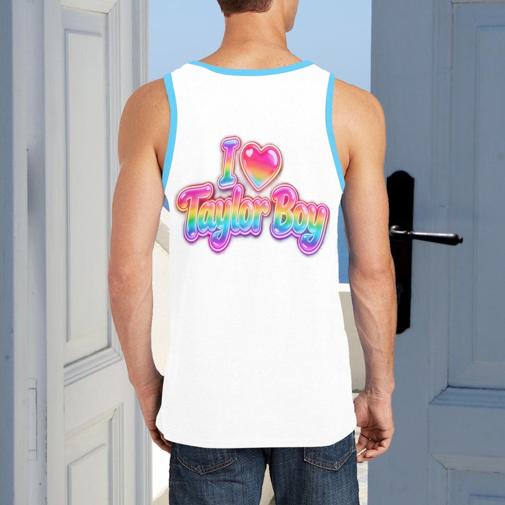 Taylor Boy™ Graphic Tank — Soft, Strong, Summer‑Ready - Men’s Print Tank Top — Premium Fit, Taylor Boy Energy