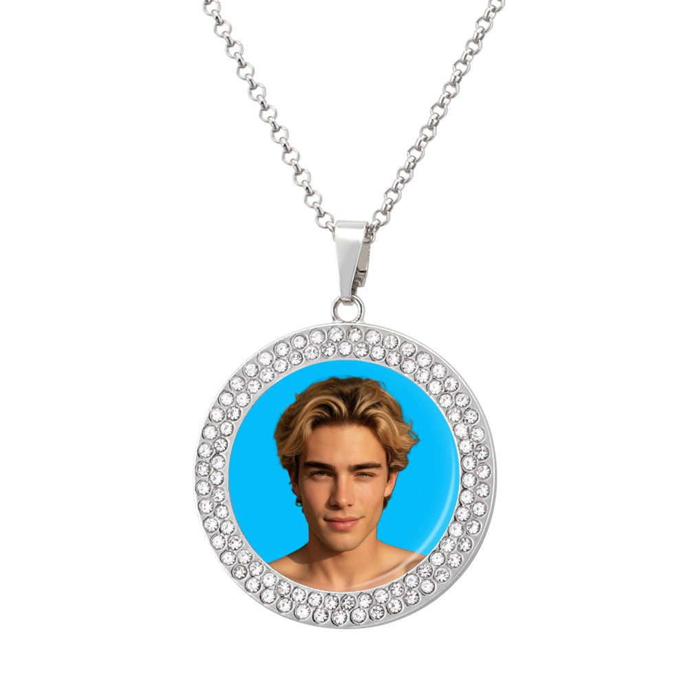 Taylor Boy™ Silver Diamond Necklace — Luxury Fan Edition