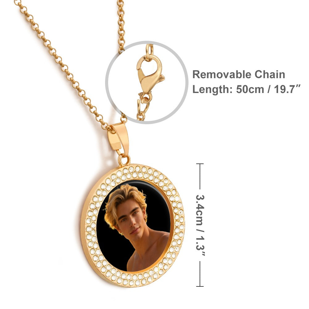 Taylor Boy™ Gold Diamond Necklace — Luxury Fan Edition