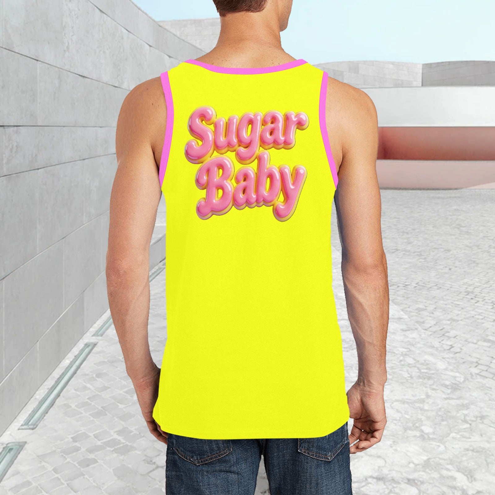 Men’s Print Tank Top — Premium Fit, Taylor Boy Energy