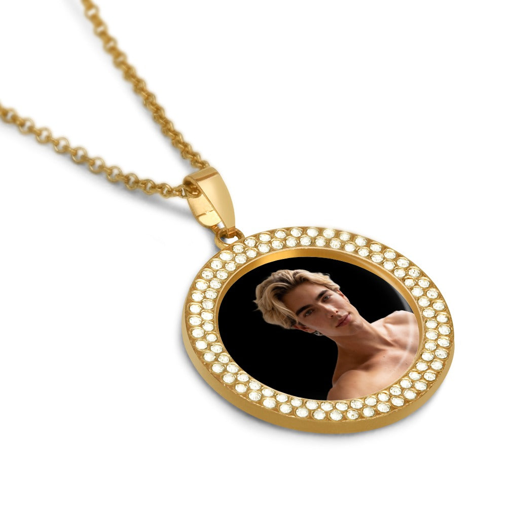 Taylor Boy™ Gold Diamond Necklace — Luxury Fan Edition