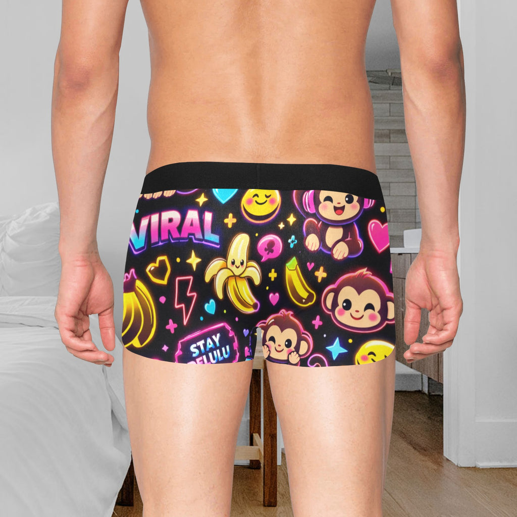 Multiple Designs -Men's Boxer Briefs with Fly