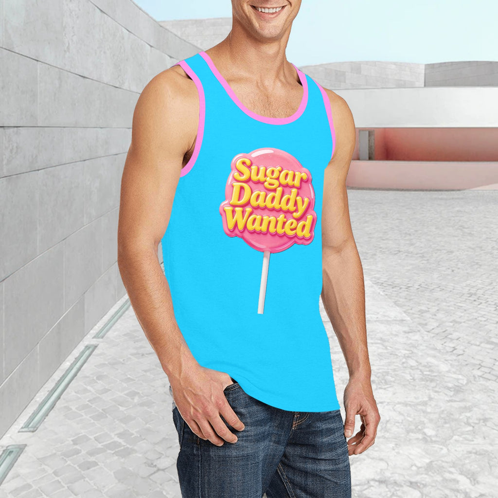 Men’s Print Tank Top — Premium Fit, Taylor Boy Energy