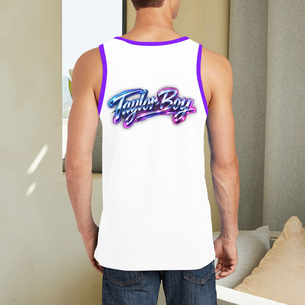 Taylor Boy™ Graphic Tank — Soft, Strong, Summer‑Ready - Men’s Print Tank Top — Premium Fit, Taylor Boy Energy