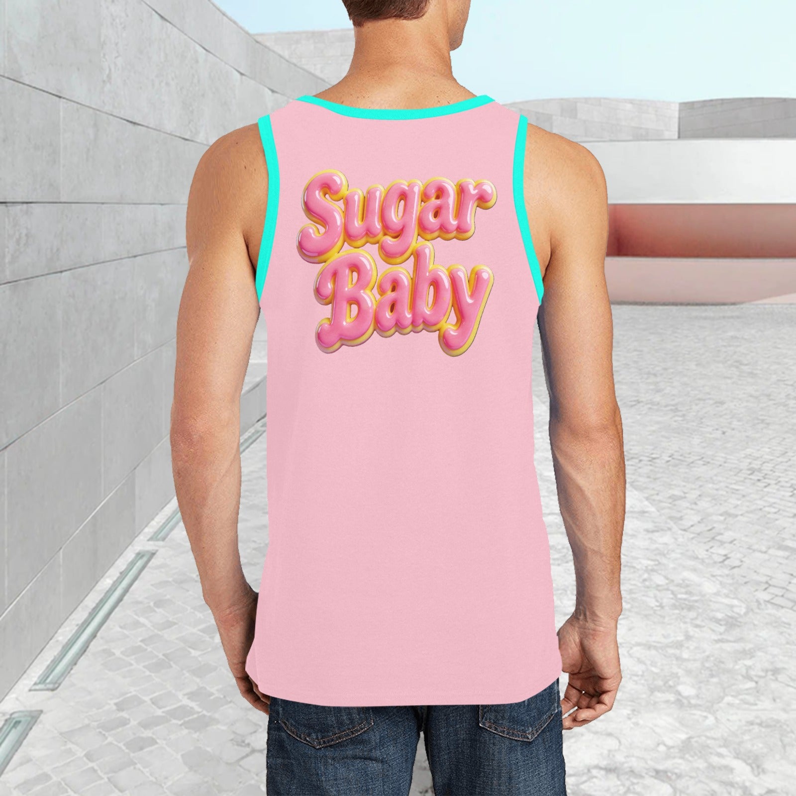 Men’s Print Tank Top — Premium Fit, Taylor Boy Energy