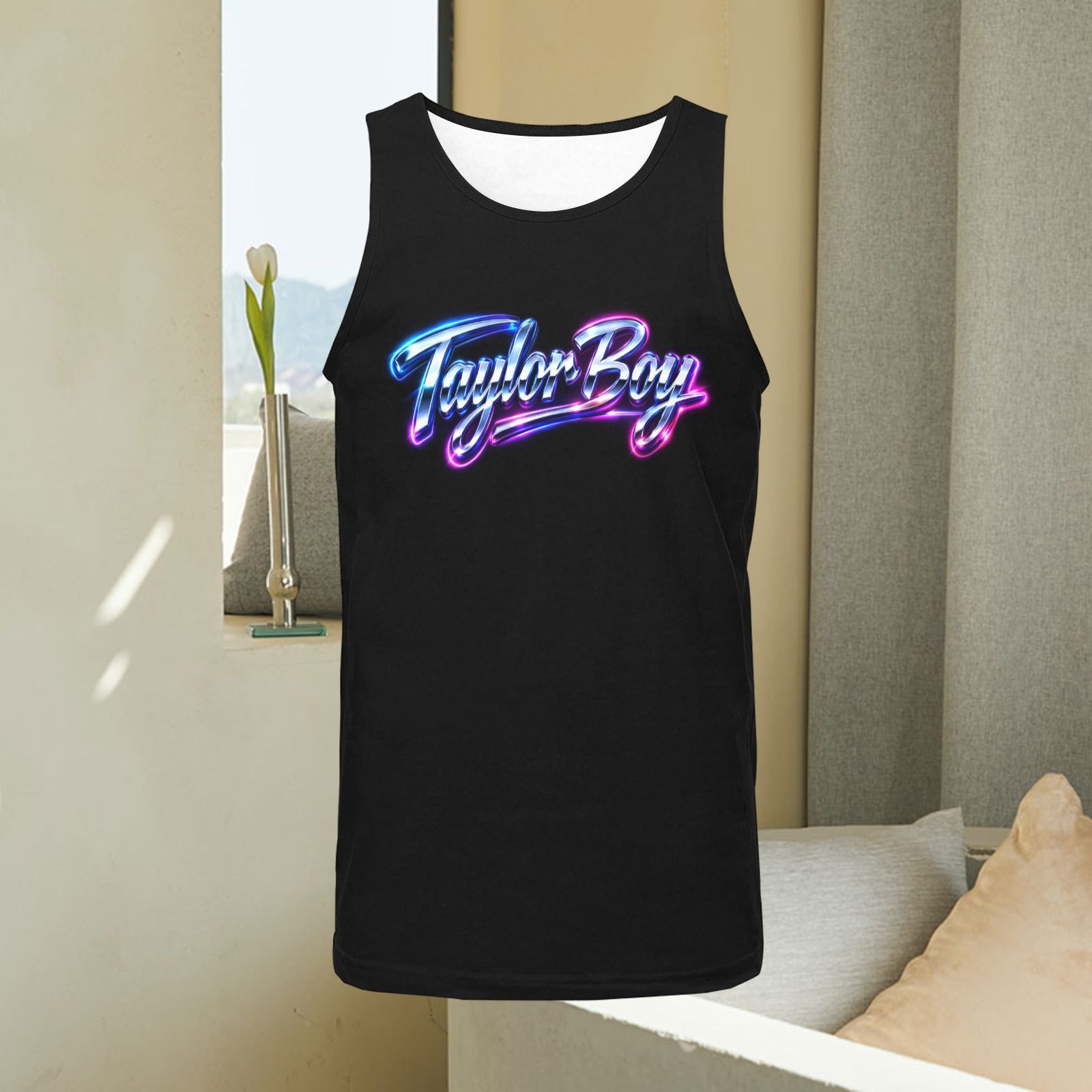 Taylor Boy™ Graphic Tank — Soft, Strong, Summer‑Ready - Men’s Print Tank Top — Premium Fit, Taylor Boy Energy