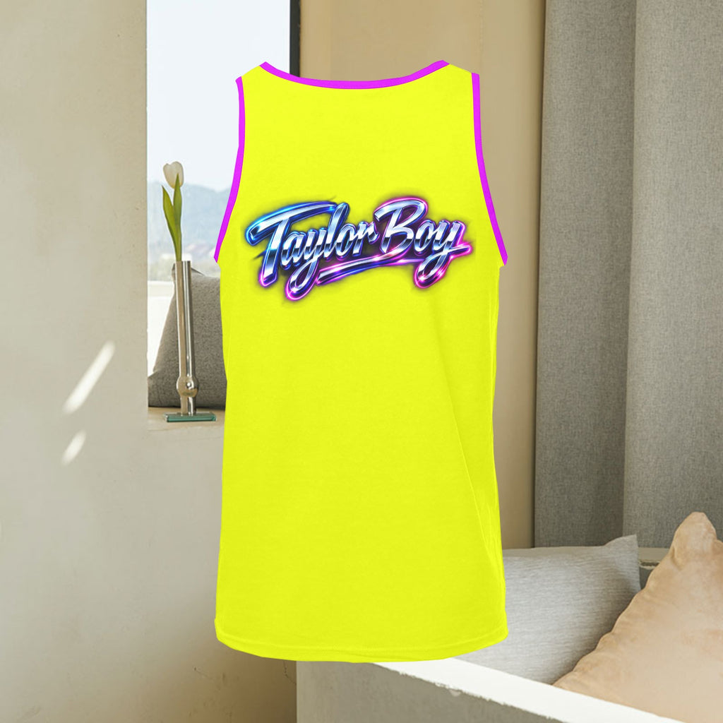 Taylor Boy™ Graphic Tank — Soft, Strong, Summer‑Ready - Men’s Print Tank Top — Premium Fit, Taylor Boy Energy