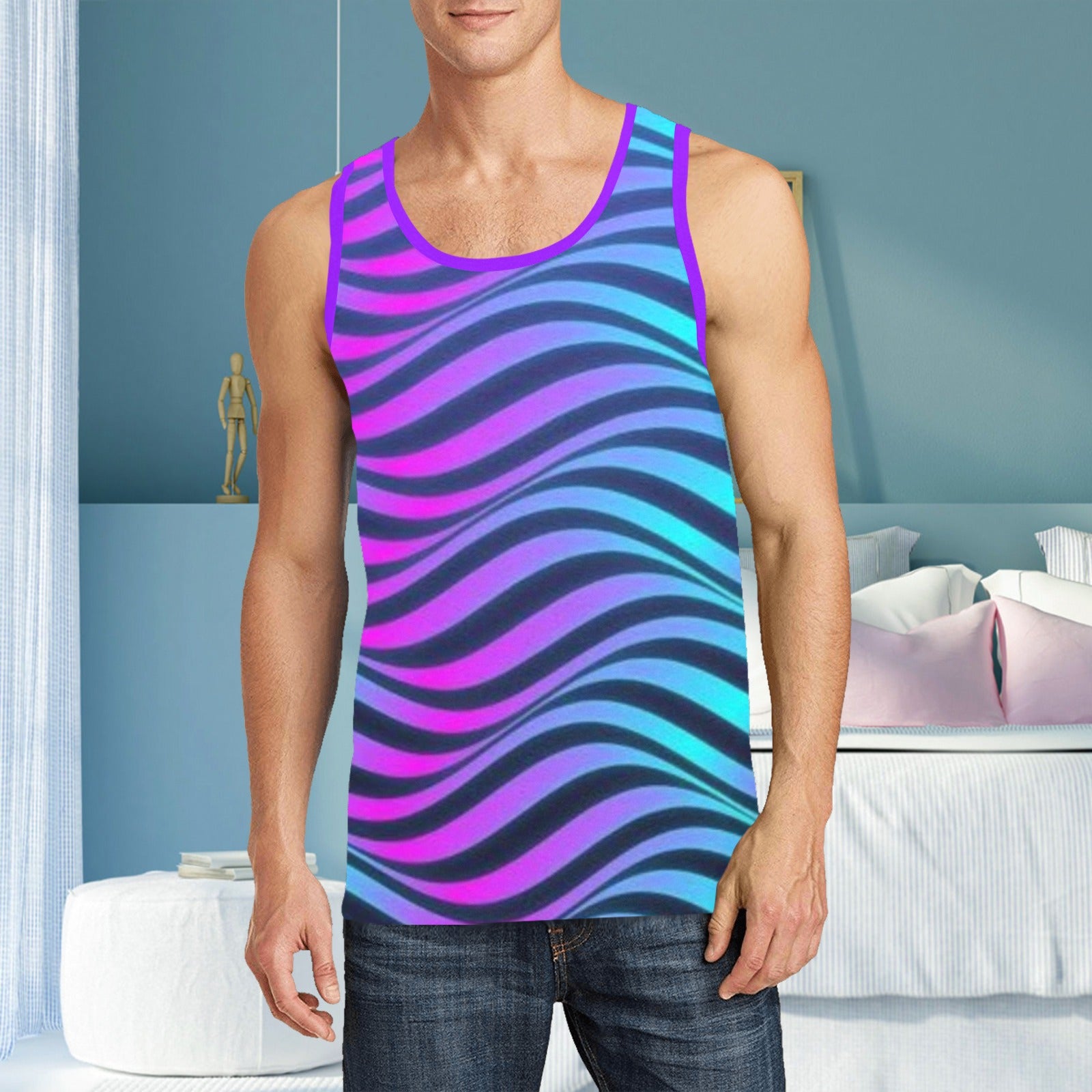 Men's Fitted Tank Top