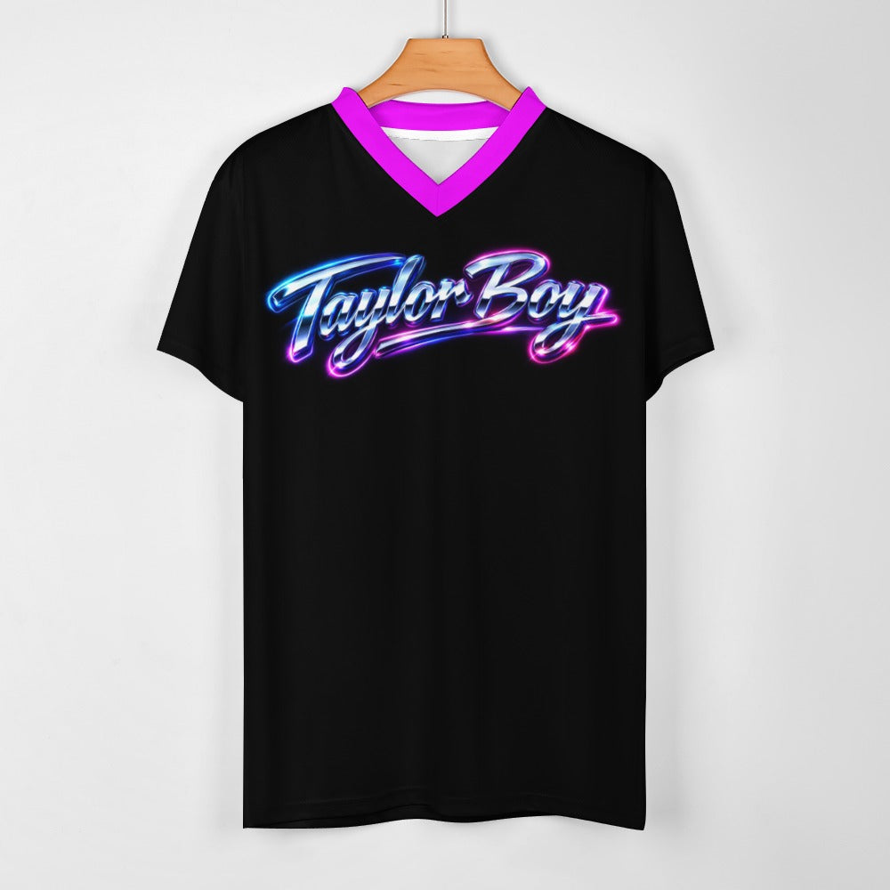 Your Taylor Boy™ V‑Neck Football Tee — Play Hard, Look Sharp