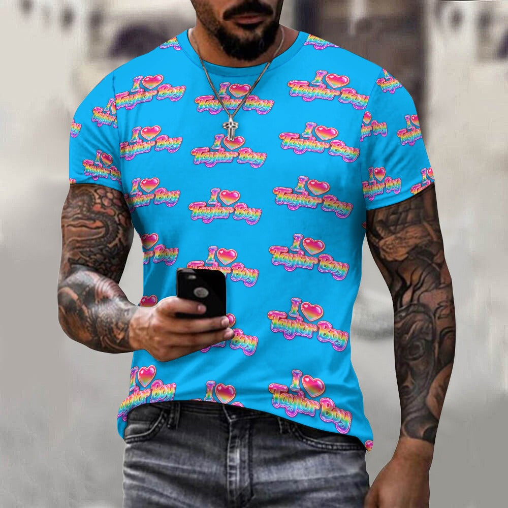 I ❤️ Taylor Boy™ Shirt — Fan Favorite Fit Men's Cotton T-shirt
