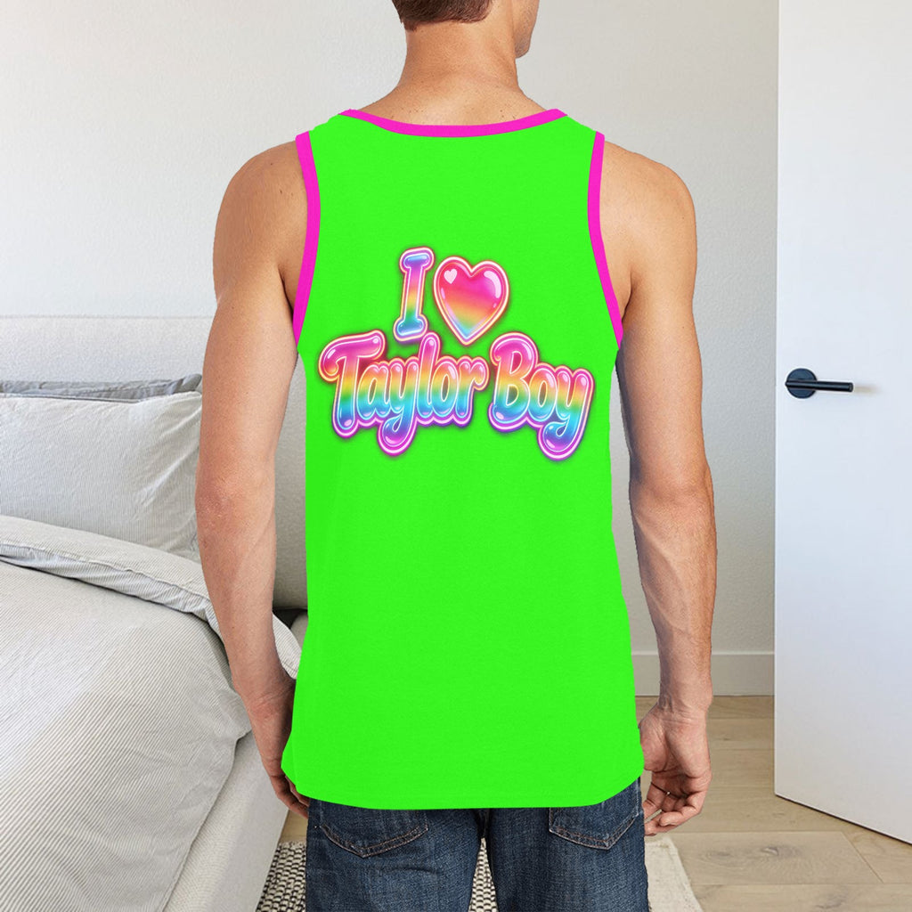 Taylor Boy™ Graphic Tank — Soft, Strong, Summer‑Ready - Men’s Print Tank Top — Premium Fit, Taylor Boy Energy