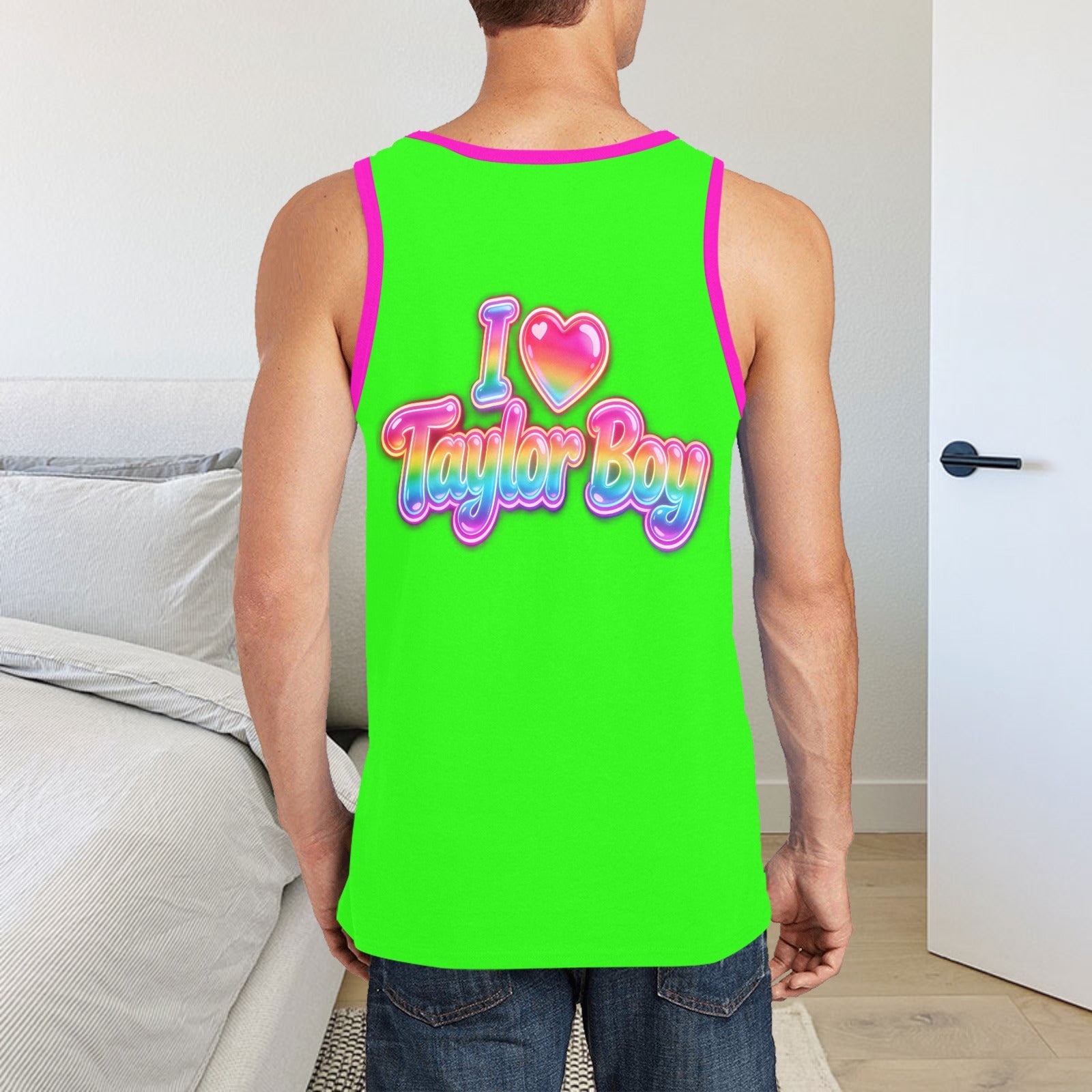 Taylor Boy™ Graphic Tank — Soft, Strong, Summer‑Ready - Men’s Print Tank Top — Premium Fit, Taylor Boy Energy