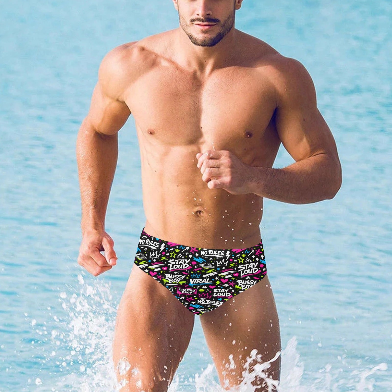 Multi Designs - Men's Swimming Briefs