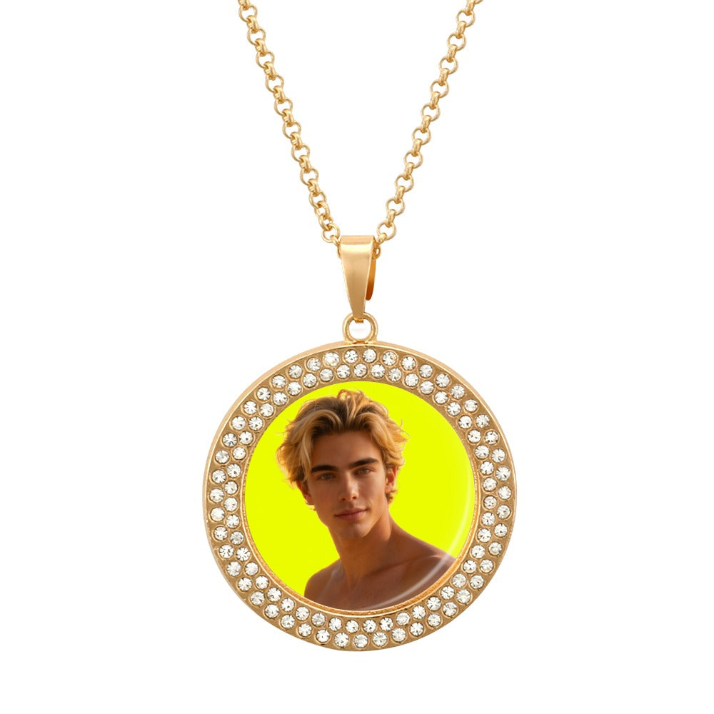 Taylor Boy™ Gold Diamond Necklace — Luxury Fan Edition