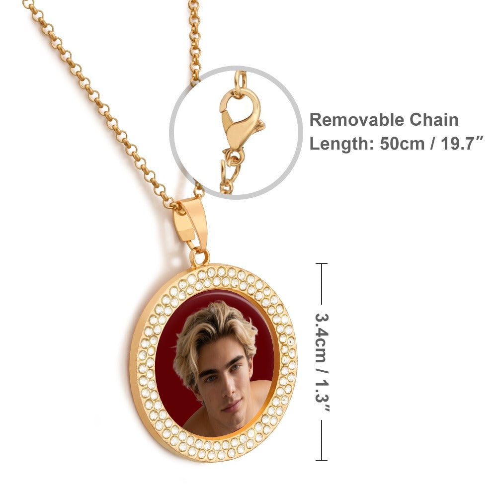 Taylor Boy™ Gold Diamond Necklace — Luxury Fan Edition